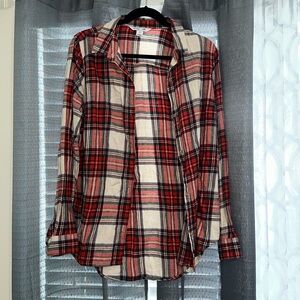 Old navy plaid long sleeve